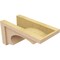 Ekena Millwork 8"W x 16"D x 8"H Wide Emerson Rough Cedar Woodgrain TimberThane Corbel, Primed Tan CORUR08X16X08EMRRCPR - alternate 6